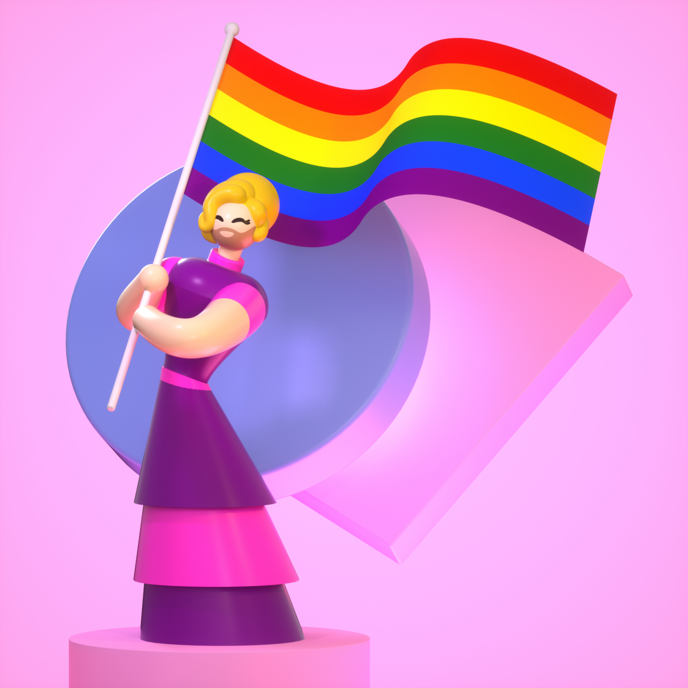 Pride Month Illustrations by Patrick Sluiter